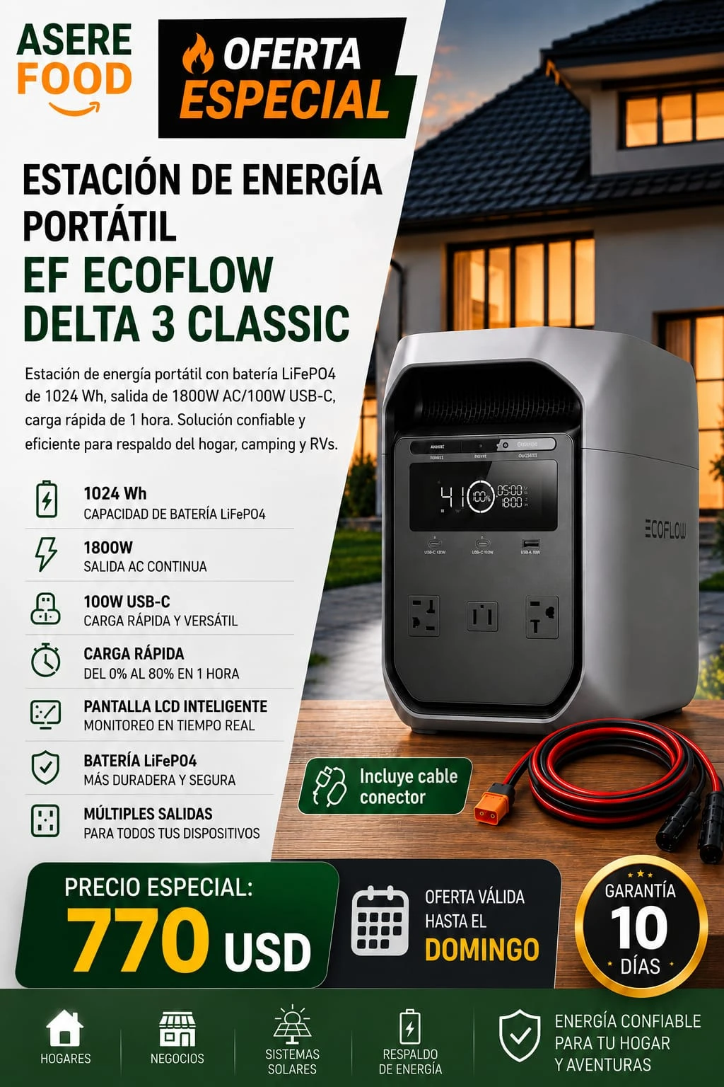 Ecoflow delta 3 clasicc's foto | D'klave Market 🛍️ |  BizneCubano
